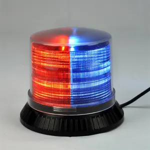 12 Volt Led Baken Rood Blauw Emergency Vehicle Strobe Lights Led Waarschuwing Baken Licht Met Magnetische Mount