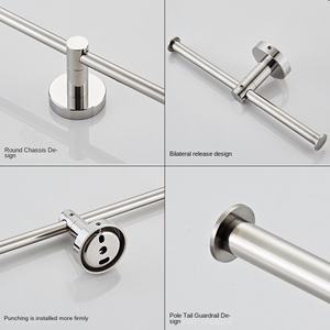 Portarrollos <span class=keywords><strong>de</strong></span> papel higiénico <span class=keywords><strong>de</strong></span> acero inoxidable 304 <span class=keywords><strong>de</strong></span> doble cabezal minimalista moderno para el hogar, cocina y baño, diseño transfronterizo - Product Image 3