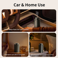 Diffuseur de parfum automobile personnalisé à double liquide, démarrage automatique IA, en alliage métallique, anti-reflux, rechargeable OEM pour showroom automobile