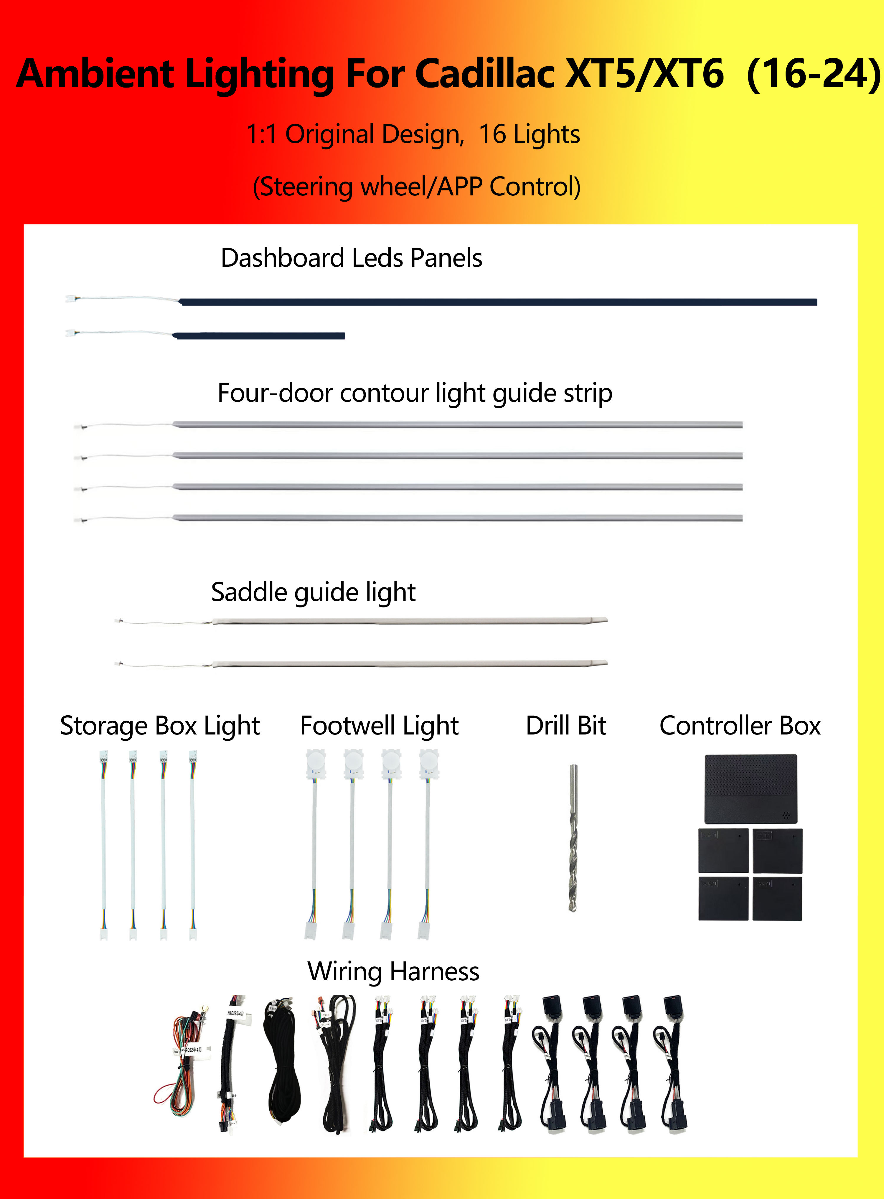 Cadillac XT5/XT6 RGB 16 Lights