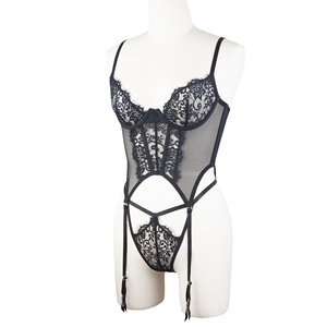 Cổ Áo ngực thiết lập RTS Áo Ngực Có Dây đặt phụ nữ đồ lót áo ngực ngắn Bộ Hoa Đồ Lót Phụ Nữ panty Set - Product Image 2