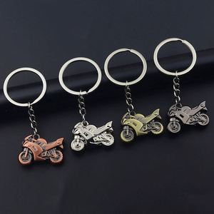 Creative <b>Personality</b> Stereo Simulation Heavy Motorcycle Metal <b>Key</b> <b>Ring</b> Men's Car Keychain Gift - Product Image 4