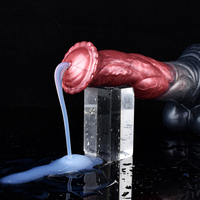 NNSX Énorme cheval éjaculer noeud gode réaliste Silicone éjaculant cheval gode avec ventouse masturbation sex toy pour les femmes