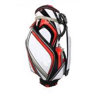 Sac de golf en PVC imperméable de 9 pouces avec séparateurs à 6 voies, motif camouflage de luxe, avec logo personnalisé pour les joueurs de golf professionnels