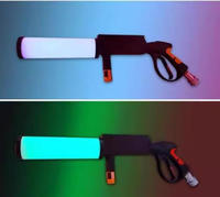 Pistolet à fumée LED CO2 professionnel, outil de jet de fumée manuel pour les boîtes de nuit, les fêtes, les événements EDM et les scènes de DJ, colonne de fumée