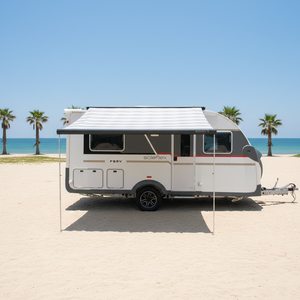 <span class=keywords><strong>Auvent</strong></span> manuel <span class=keywords><strong>universel</strong></span> pour camping-car avec cadre en alliage d'aluminium pour camping-car <span class=keywords><strong>caravane</strong></span> extérieur imperméable durable pare-soleil (3-4 personnes) - Product Image 1