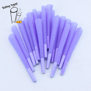Wholesale 109MM Classic Brown Cigarette Paper Cone Customizable LOGO <b>Smoking</b> Roll Paper Accessories - Product Image 5