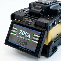 Onefind WF680 5G FTTH Épisseuse à fusion de fibres optiques portable, épissage en 6s, chauffage en 18s, alignement par le cœur, 5200mAh, 300X, 0.02dB