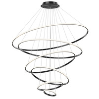 Plafonnier Led suspendu en forme de cercle, Design moderne, éclairage d'intérieur, luminaire décoratif de luxe, 3 anneaux, acrylique, doré