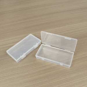 Transparent Rectangular Plastic Battery Storage <b>Box</b> D508 11.7x5.7x1.7cm For AA AAA Jewelry Parts Packaging - Product Image 1