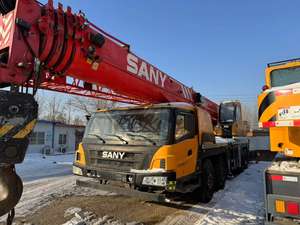 Grue sur camion Sany d'occasion de 75 tonnes, faible usure, bon état d'entretien, puissance élevée pour les travaux lourds - Product Image 5