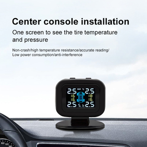 High Quality Car <b>TPMS</b> Tire Safety Monitoring System With USB Port Cigarette LCD Display <b>TPMS</b> External Sensor - Product Image 5