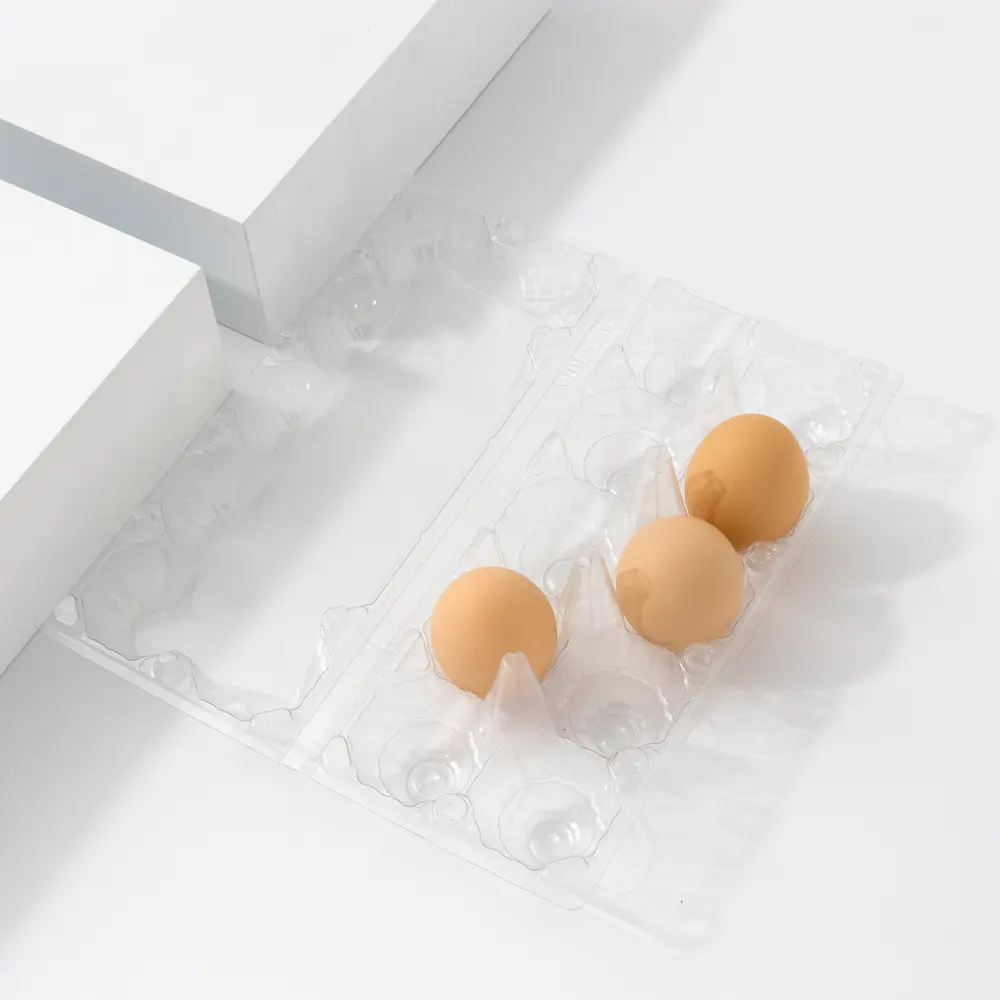 Pabrik cina Ko tak kemasan telur 10 Lubang plastik Trans paran Ko tak kemasan Kecil jernih