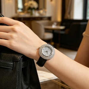 Orologi personalizzati da <span class=keywords><strong>donna</strong></span> in lega al quarzo con quadrante in vetro 32mm e <span class=keywords><strong>cinturino</strong></span> in <span class=keywords><strong>pelle</strong></span> movimento giapponese - Product Image 6