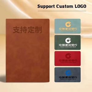 Custom Business A5 Notebook Office Gift Wholesale Can Print Logo Soft Leather Thickened Simple Notebook - Product Image 2