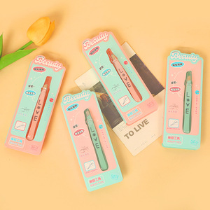 Beauty Eyebrow Tweezers Flat Top Stainless Steel Reusable For <b>Makeup</b> And Hair Plucking <b>Tool</b> - Product Image 2