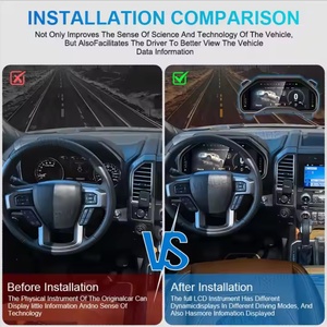 NaviHua <b>Car</b> Modification <b>for</b> Ford F150 Raptor 2015 2021 Auto <b>Speedometer</b> Virtual Cockpit <b>Car</b> LCD Dashboard Digital Cluster - Product Image 3