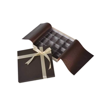 Boîte cadeau rigide de luxe personnalisée en gros, en papier, avec gaufrage, matériaux recyclés, couleur et taille personnalisables, pour emballage de bonbons, chocolats et confiseries