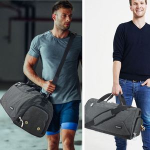Muestra Gratis, Bolsa de Viaje Deportiva Impermeable Grande para Hombre, Bolsa de Gimnasio con Ruedas para Fin de Semana, Personalizable con Logotipo - Product Image 6