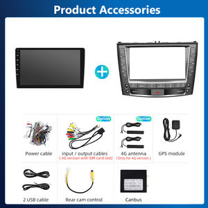 Autoradio <span class=keywords><strong>Android</strong></span> 2din pour Lexus IS250 2006-2012 Lecteur stéréo Carplay 2G + 64G Autoradio WIFI Navigation GPS - Product Image 3