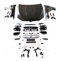 Peralatan konversi mobil, F10 F18 2011-2017y Kit bodi mobil, Upgrade wajah ke G30 Lci M5 untuk Bmw G30 G38 LCI M5 gaya Bodykit Bumper mobil