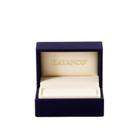 DAYANCO personnaliser PU velours diamant gemme affichage pierre paquet boîte unique pierre boîte diamant gemme boîte