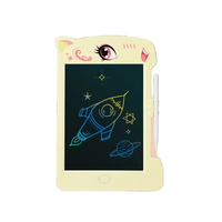 Écran de verrouillage de panneau LCD licorne électrique de 7 pouces tablette de copie de peinture d'essuyage multifonctionnelle réutilisable pour enfants