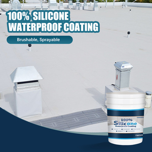 Revêtement imperméable de silicone résistant aux intempéries résistant aux UV, élastique en permanence, sans solvant, à composant unique - Product Image 2