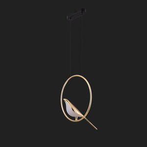 PM акриловая сорока кольцо люстра в скандинавском стиле ресторан птица подвесной светильник современный дизайнер искусства гостиная освещение спальня бар свет - Product Image 6