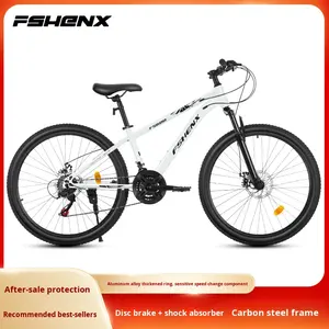 Vélo de montagne pour adultes, <span class=keywords><strong>27</strong></span> vitesses, frein à disque, fourche à suspension, tailles de roues 24/26 <span class=keywords><strong>pouces</strong></span>, vélo de cyclisme en plein air pour étudiants - Product Image 5