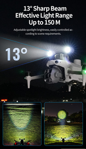 Projecteur LED industriel pour drone KL340 M3 40W avec certifications CE FCC Rohs 150M 13 °   Projecteur d'entreprise Sharp Beam pour Mavic 3/3E/3T - Product Image 5