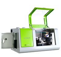 NUMOBAMS CNC180 Mini CNC-draaibankmachine 220V Automatische desktop CNC-draaibank voor onderwijs en hobby-metaalbewerking
