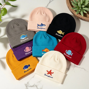Gorros de Punto Personalizados con Logotipo, para Invierno, Lisos, Gruesos, de Terciopelo, Versátiles, al por Mayor - Product Image 6