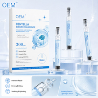 Sérum injectable réparateur pour peaux sensibles, formule hydratante apaisante instantanée, protection légère, booster d'essence de Centella