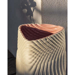 Jarrón impreso en 3D Eco-Made In Italy-Producto GRES - Product Image 4