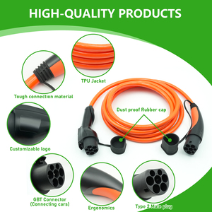 Nuevo <span class=keywords><strong>Cable</strong></span> de Extensión para Cargador de Vehículos Eléctricos de 22KW, 1/3 Fase, 5M, 32Amp, <span class=keywords><strong>Tipo</strong></span> <span class=keywords><strong>2</strong></span> a GBT - Product Image 4