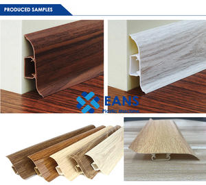 Accessori per pavimenti con Base a parete in plastica WPC PVC battiscopa copre estrusione che fa la linea di produzione della macchina - Product Image 3