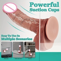 OEM Realistic Dildo für Anfänger mit starkem Saugnapf, realistischer Penis für G-Punkt-Stimulation Träger loser Dildo Anal Sexspielzeug
