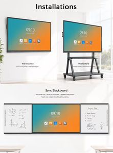 ITATOUCH Écran plat interactif LCD 4K de 75 pouces, connexion NFC, système double, logiciel de tableau blanc <span class=keywords><strong>gratuit</strong></span> <span class=keywords><strong>pour</strong></span> l'éducation et les entreprises - Product Image 3
