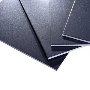 Matte Black Acm Sheet Wall Cladding Aluminum Metal Composite Panel For Facades