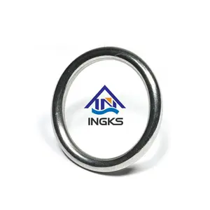 INGKS anello produttore all'ingrosso 304/316 in acciaio inox alpinismo accessori saldato metallo O ring