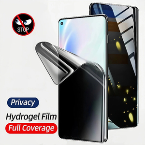 Protection d'écran de confidentialité en <span class=keywords><strong>hydrogel</strong></span>, film anti-espion TPU, couverture intégrale pour iPhone Samsung, protection d'écran de confidentialité universelle pour téléphone - Product Image 6