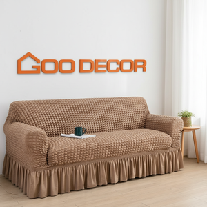 Bubble Texture Modern and Minimalist Durable Fabric Custom Color Bubble <b>Sofa</b> <b>Cover</b> 4-way Stretch Washable Dustproof - Product Image 6