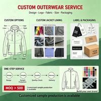 Veste coupe-vent imperméable pour homme sur mesure OEM, respirante, pour la randonnée en plein air, avec capuche