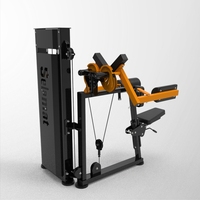 Mesin Lateral Raise Komersial dengan Pemilihan Pin untuk Isolasi Deltoid Medial dan Pengembangan Lebar Bahu