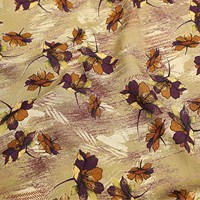 Tissu imprimé en rayonne filée sur mesure, 100 % viscose, pour robe