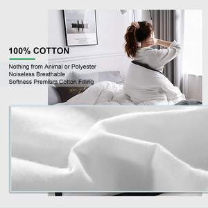 Edredón de <span class=keywords><strong>cama</strong></span> ligero <span class=keywords><strong>Reversible</strong></span> de algodón 100%, edredón King de gran tamaño suave y transpirable, uso en todas las estaciones, para hoteles - Product Image 2