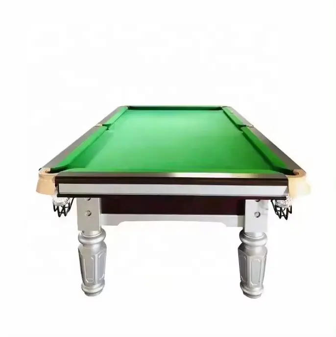 Groothandel High-End Professionele Snooker & Biljart Pooltafel Eenvoudig Luxe Design Met Massief Houten Poten