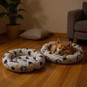 Set di Tre Letti per Animali Domestici Imbottiti in Cotone YM1266 - Product Image 3