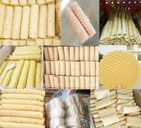 Ligne de Production Commerciale pour Petits Stroopwafels Croustillants, Rouleaux d'Œufs Phénix, Machine à Cornet de Crème Glacée et Gaufres, Machine à Crêpes – Prix